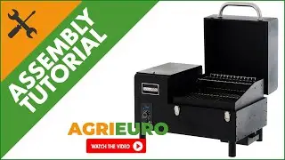 Royal Food PELLETTO 130 Table-top Wood Pellet Grill - Stainless Steel Grids - Assembly tutorial