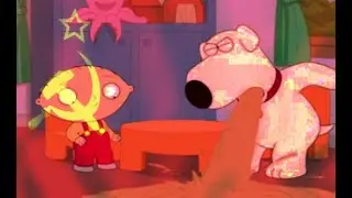 Quagmire beats up Brian USSR Vocoded