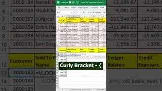 Unlock the Power of Vlookup : Multiple Values, Criteria & Columns - Excel Magic! #shorts #vlookup