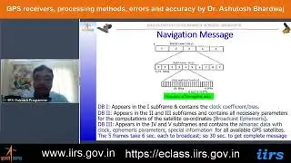 GPS receivers, processing methods, errors and accuracy by Dr. Ashutosh Bhardwaj