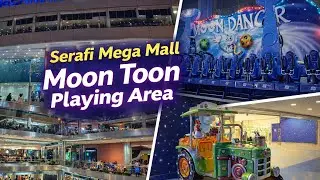 Mega Serafi Mall Moon Toon Playing Area 🎡 | Walking Full Tour 8K | Jeddah