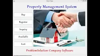 Property Management System | PMS | Java Database Project Demo