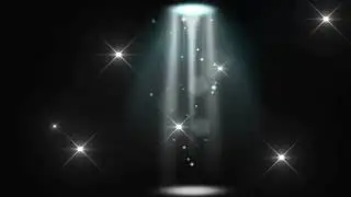 Star lights and Spotlight black screen video background. Making to use your own.