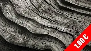 Raw Black-and-White Wood Grain Ripple HD Stock Footage