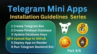 How to Upload Telegram Mini App on GitHub || PART 4