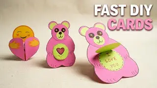 3 Different Types of Paper Card for Valentine&rsquo;s Day | Easy Handmade Love Cards 💖