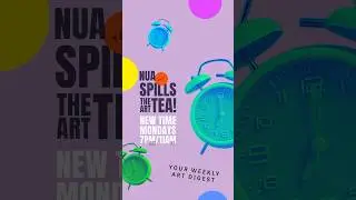 New Tea ☕️ More Art 🖼️ New Time ⏲️  Mondays at 7pm BST #spillthearttea #artpodcast