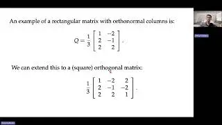 Orthogonal Matrices and Gram-Schmidt Process