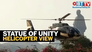 A helicopter ride to get aerial view of Statue of Unity
