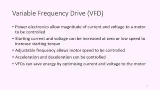 Industrial Motors and VFDs