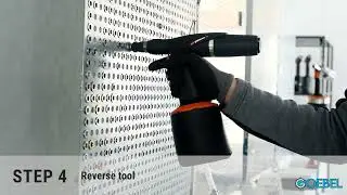 How to use the AIRPOWER 5 pneumatic setting tool for blind rivet nuts and bolts from GOEBEL