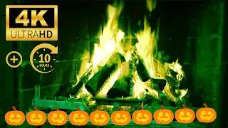 Green Fireplace for Halloween - Can You Guess Why This Fire Is GREEN?