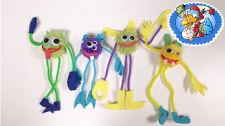 Die Helden der Stadt - Die Bastelshow mit Kasimir Kr&auml;he - Bau ein Pompon-Monster