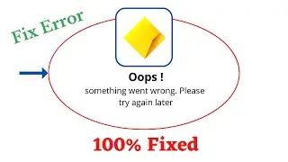 Fix Chase Oops Something Went Wrong Error. Please Try Again Later Problem Error Solved
