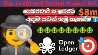 OpenLadger Testnet project Sinhala a-z(ෆෝන් එකෙන් කරමූ)