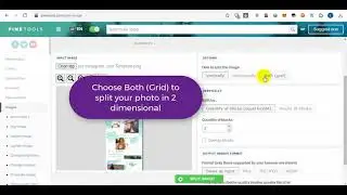 How To Split Your Instagram Template Into Photos Online With PineTools.Com