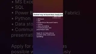 Easiest way to Learn Data Analytics.Try this fast 😍👍