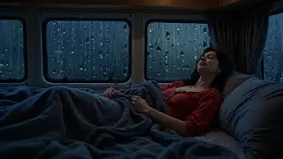 Deep Sleep Ambience: Gentle Rain and Distant Thunder Inside a Cozy Cabin for Relaxation & ASMR