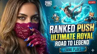 CHALLENGES FOR 2k| ULTIMATE ROYAL RANK PUSH | ROAD TO LEGEND  | PUBG MOBILE LIVE WITH EMMI PLAYS