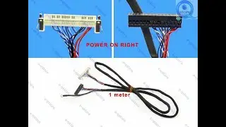 How To make electronic LVDS Cable, For LED tv , LCD TV , LVDS Data Cable, step by step grid 2021