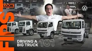 Caco Learns to Drive a Truck! | Volkswagen Truck and Bus Philippines Lineup Walkaround