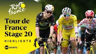 EMOTIONAL PENULTIMATE RACE 😮&zwj;💨 | Men's Tour de France Stage 20 Race Highlights | TNT Sports Cycling