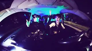After Mars DJ Set from a CAR in Milan | Techno Mix
