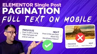 Full Text for Post Pagination - Mobile Elementor CSS