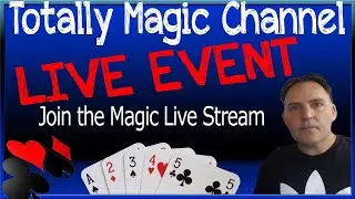 Totally Magic Channel LIVE today | Come join the Magic Tricks and chat