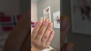 Orange french tip 🧡💅
