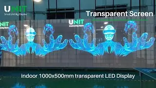 Unbelievable See-Through Display! | P3.91-7.82mm Indoor Transparent LED Screen
