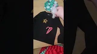 Monday was Ugly Christmas Sweater Day at school so obviously we had to DIY the perfect shirt!