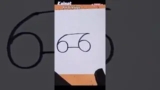 How to draw a Car From Number 66 🚘 #shorts #art #youtubeshorts