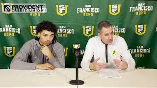 MBB | USF vs. Pacific Postgame w/ Chris Gerlufsen & Marcus Williams