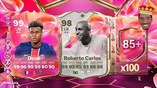 How many promo cards can we get from x100 10x 85+ Upgrade packs? 🤔 [EA FC 25 | Ultimate Team]