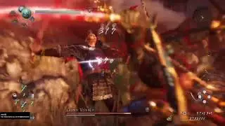 Defeating 3 human bosses first try in nioh 2