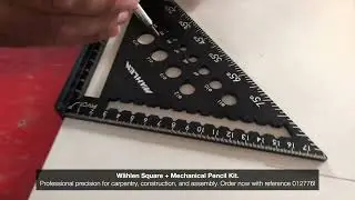 Multifunctional 180 mm aluminum square set | Blinker