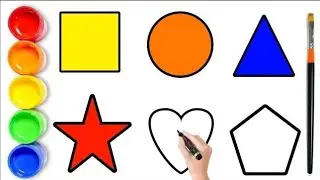 Shapes song for kids, Learn 2d shapes, Colors for toddlers | Preschool Learning Part- 75