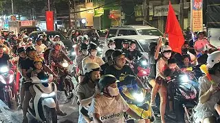 Đồng Nai: Người dân đổ ra đường 'đi bão' mừng bóng đá nam Việt Nam vô địch  SEA Games 33