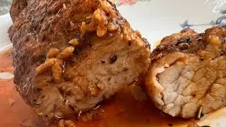 El Solomillo de Cerdo al Horno Más Jugoso que Vas a Probar 🤤 Fácil y Casero