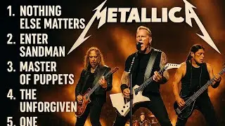 Emo Rock Playlist Live Performance | Guitar Riffs with Slow Rock Live Concert & Metallica Songs
