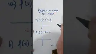 ❌ Jeito f&aacute;cil de esbocar o gr&aacute;fico da fun&ccedil;&atilde;o do 1 grau ❌ #shorts #enem #dicas #matem&aacute;tica
