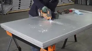 U.S. Cooler Panel Penetration and Window Install