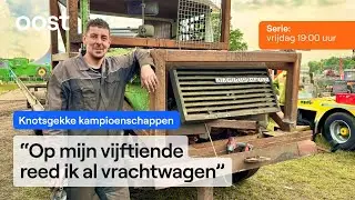 Onbenullige vrachtwagens beuken elkaar eraf in de Truckcross | RTV Oost