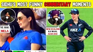 Only Sidhu Can Say This On Live TV Commentary 😂 (Dark & Hilarious Moments)