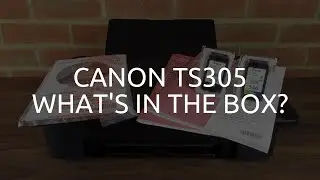 Canon TS305 What's in the box?