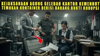 GEMPAR‼️KONTAINER BERISI BARANG BUKTI DITEMUKAN OLEH KEJAKSAAN AGUNG DI GEDUNG KEMENHUT❗