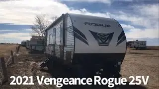 2021 Forest River Vengeance Rogue 25V Toy Hauler Travel Trailer