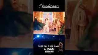 beast movie in theatres 🔥. Pooja Hegde rocking entry 🔥. #PoojaHegde #thalapathyvijay #beast #movie.
