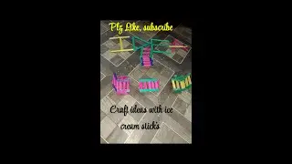 craft ideas with ice cream stick's/ice cream stick's craft chair/ice cream stick's craft table: